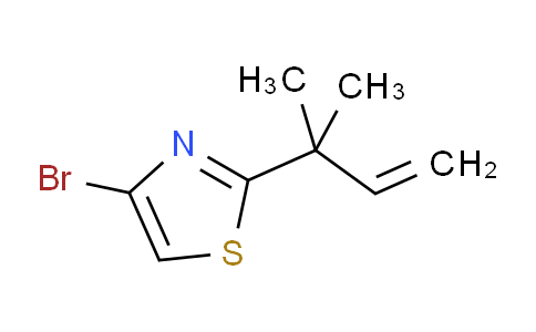 CAS No. 845659-97-4, 4-bromo-2-(2-methylbut-3-en-2-yl)thiazole