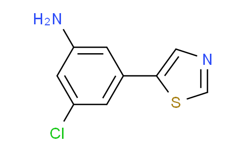 CAS No. 876343-46-3, 3-chloro-5-(thiazol-5-yl)aniline