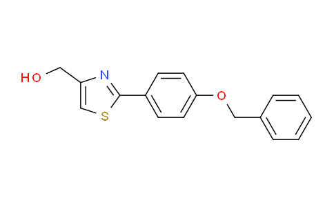 CAS No. 885279-89-0, [2-(4-Benzyloxy-phenyl)-thiazol-4-yl]-methanol