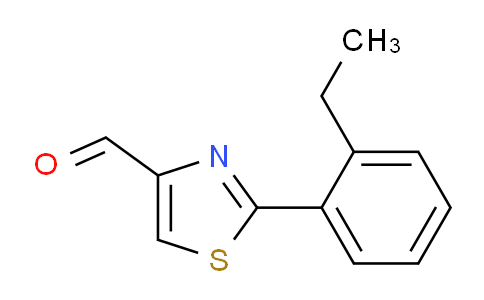 CAS No. 885279-53-8, 2-(2-Ethyl-phenyl)-thiazole-4-carbaldehyde