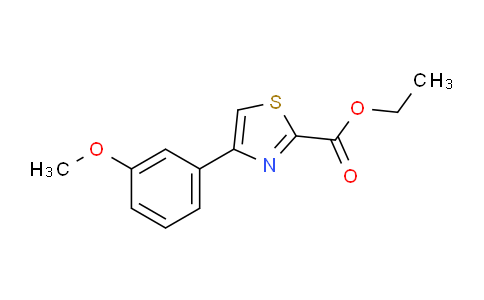 CAS No. 886366-81-0, Ethyl 4-(3-methoxyphenyl)thiazole-2-carboxylate