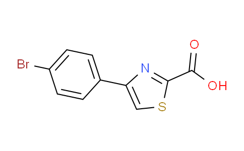 CAS No. 886366-94-5, 4-(4-Bromophenyl)thiazole-2-carboxylic acid