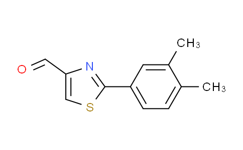 885279-05-0 | 2-(3,4-Dimethyl-phenyl)-thiazole-4-carbaldehyde