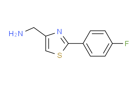 CAS No. 885280-17-1, C-[2-(4-Fluoro-phenyl)-thiazol-4-yl]-methylamine