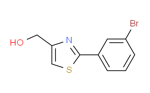 CAS No. 885280-57-9, (2-(3-Bromophenyl)thiazol-4-yl)methanol