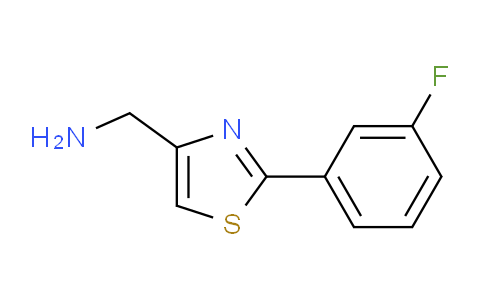 CAS No. 885280-31-9, C-[2-(3-Fluoro-phenyl)-thiazol-4-yl]-methylamine