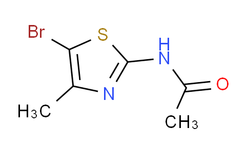 CAS No. 21478-95-5, N-(5-Bromo-4-methyl-1,3-thiazol-2-yl)acetamide