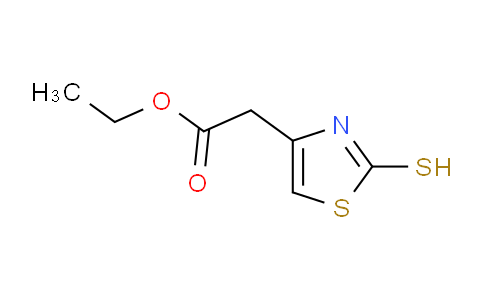 CAS No. 228566-78-7, ethyl 2-(2-mercaptothiazol-4-yl)acetate