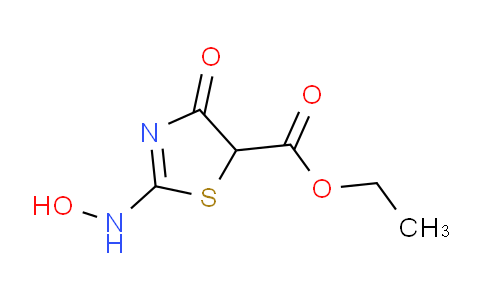 CAS No. 251577-82-9, ethyl 2-(hydroxyamino)-4-oxo-4,5-dihydrothiazole-5-carboxylate
