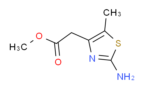 CAS No. 259654-73-4, Methyl 2-(2-amino-5-methyl-1,3-thiazol-4-yl)-acetate