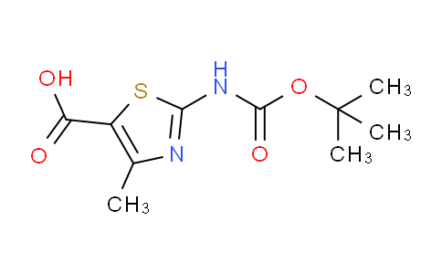 CAS No. 302963-94-6, 2-((tert-butoxycarbonyl)amino)-4-methylthiazole-5-carboxylic acid