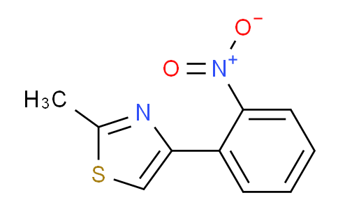 CAS No. 305811-37-4, 2-methyl-4-(2-nitrophenyl)thiazole