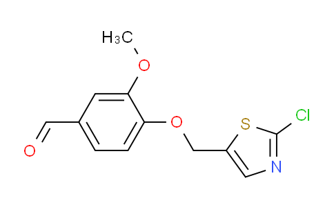 CAS No. 339018-41-6, 4-[(2-Chloro-1,3-thiazol-5-yl)methoxy]-3-methoxybenzenecarbaldehyde