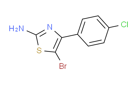 CAS No. 343946-25-8, 5-bromo-4-(4-chlorophenyl)thiazol-2-amine