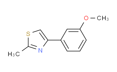 CAS No. 365427-24-3, 4-(3-methoxyphenyl)-2-methylthiazole