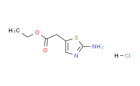 CAS No. 383672-45-5, ethyl 2-(2-aminothiazol-5-yl)acetate hydrochloride