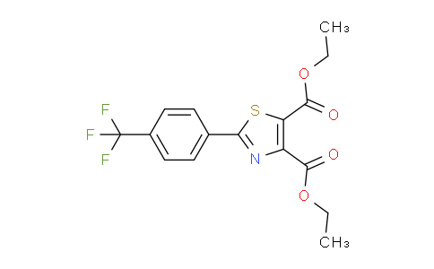 CAS No. 444615-63-8, diethyl 2-(4-(trifluoromethyl)phenyl)thiazole-4,5-dicarboxylate