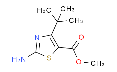 CAS No. 478258-61-6, Methyl 2-amino-4-(tert-butyl)thiazole-5-carboxylate