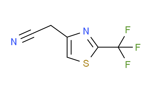 CAS No. 1427195-13-8, 2-(2-(trifluoromethyl)thiazol-4-yl)acetonitrile