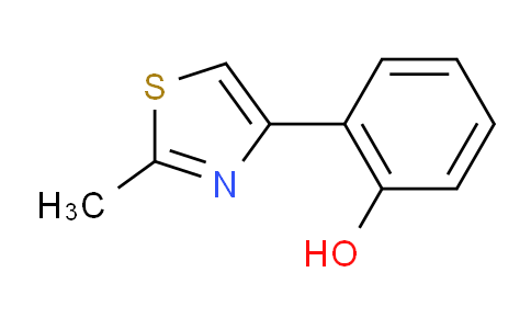 CAS No. 160241-65-6, 2-(2-Methylthiazol-4-yl)phenol