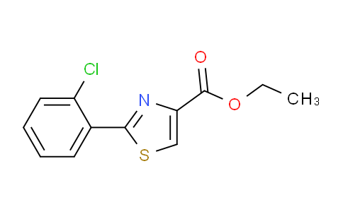 CAS No. 132089-36-2, 2-(2-Chloro-phenyl)-thiazole-4-carboxylic acid ethyl ester
