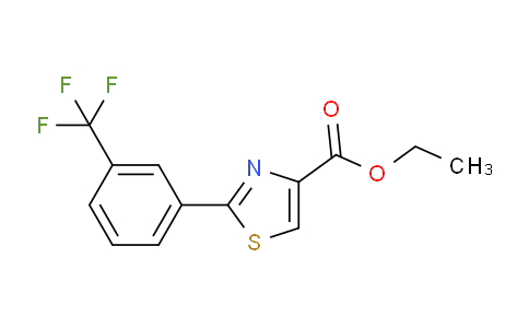 CAS No. 132089-39-5, Ethyl 2-[3-(trifluoromethyl)phenyl]-1,3-thiazole-4-carboxylate
