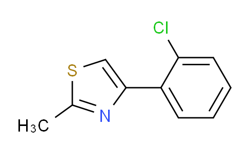 CAS No. 777853-12-0, 4-(2-chlorophenyl)-2-methylthiazole