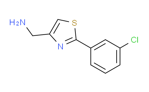 CAS No. 775579-08-3, C-[2-(3-Chloro-phenyl)-thiazol-4-yl]-methylamine
