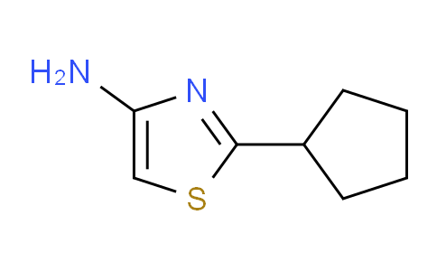 CAS No. 906670-47-1, 2-cyclopentylthiazol-4-amine