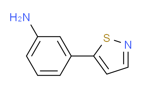 CAS No. 904086-00-6, 3-(isothiazol-5-yl)aniline