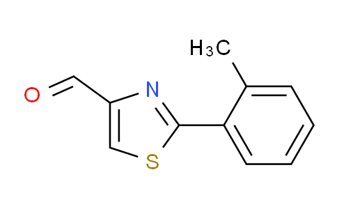 CAS No. 91137-12-1, 2-o-Tolyl-thiazole-4-carbaldehyde