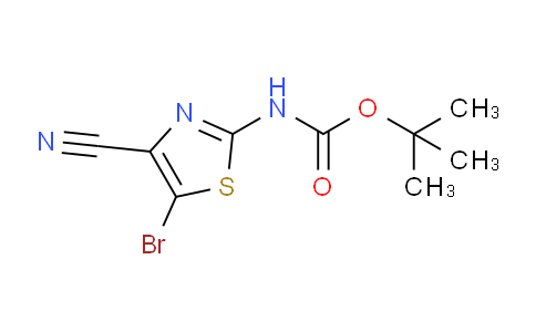 CAS No. 944804-80-2, tert-Butyl (5-bromo-4-cyanothiazol-2-yl)carbamate