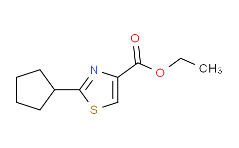 CAS No. 955399-74-3, ethyl 2-cyclopentylthiazole-4-carboxylate