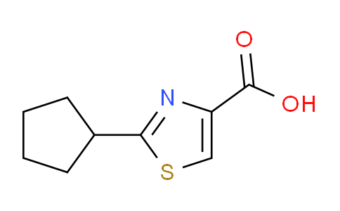 CAS No. 955400-83-6, 2-cyclopentylthiazole-4-carboxylic acid