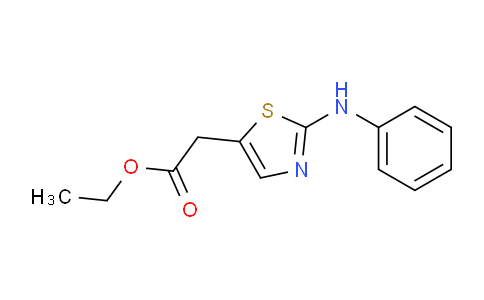 CAS No. 948287-40-9, ethyl 2-(2-(phenylamino)thiazol-5-yl)acetate