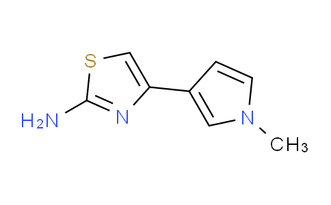 CAS No. 952933-03-8, 4-(1-methyl-1H-pyrrol-3-yl)thiazol-2-amine
