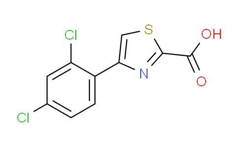 CAS No. 952959-45-4, 4-(2,4-Dichlorophenyl)thiazole-2-carboxylic acid