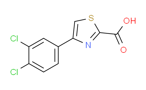 CAS No. 952959-38-5, 4-(3,4-Dichlorophenyl)thiazole-2-carboxylic acid