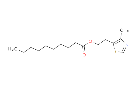 CAS No. 101426-31-7, 2-(4-Methyl-5-thiazolyl)ethyl decanoate