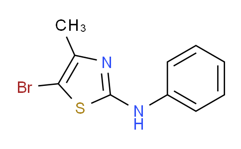 CAS No. 98946-86-2, 5-bromo-4-methyl-N-phenylthiazol-2-amine