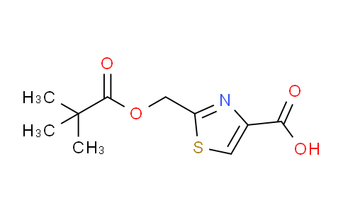 CAS No. 221322-07-2, 2-(2,2-dimethyl-propionyloxymethyl)-thiazole-4-carboxylic acid