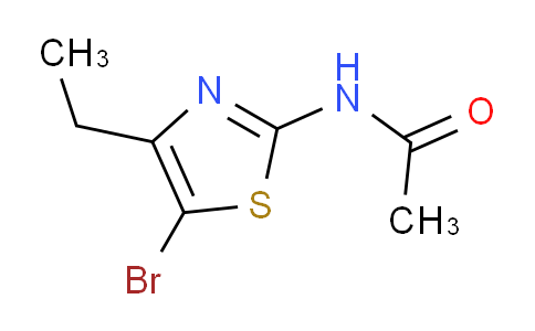 CAS No. 1267904-60-8, N-(5-Bromo-4-ethylthiazol-2-yl)acetamide
