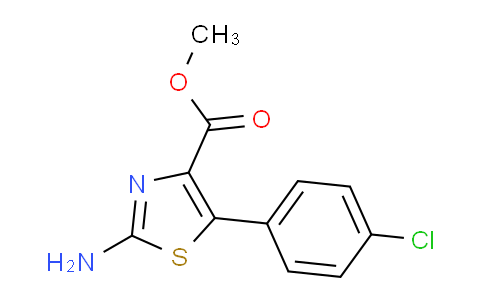 CAS No. 127918-92-7, Methyl 2-amino-5-(4-chlorophenyl)-1,3-thiazole-4-carboxylate