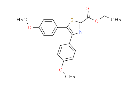 CAS No. 130717-61-2, ethyl 4,5-bis(4-methoxyphenyl)thiazole-2-carboxylate