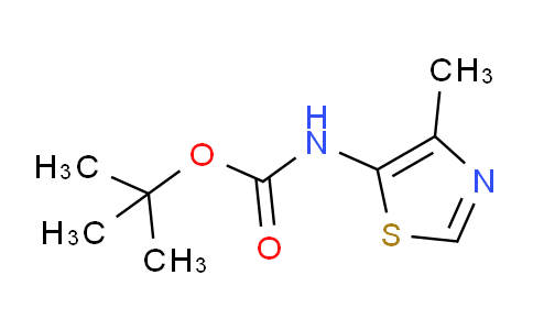 CAS No. 1318758-14-3, tert-butyl (4-methylthiazol-5-yl)carbamate