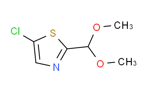 CAS No. 1356087-30-3, 5-chloro-2-(dimethoxymethyl)thiazole