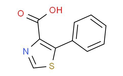 CAS No. 13743-14-1, 5-Phenyl-1,3-thiazole-4-carboxylic acid