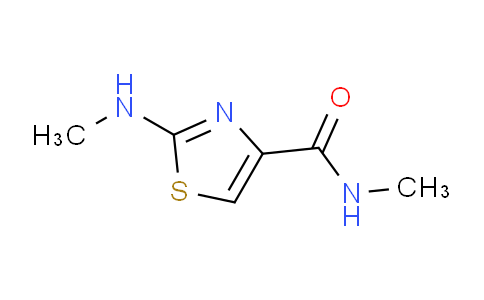 CAS No. 1365272-30-5, N-methyl-2-(methylamino)thiazole-4-carboxamide