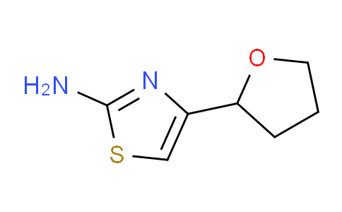 CAS No. 1378826-29-9, 4-(tetrahydrofuran-2-yl)thiazol-2-amine
