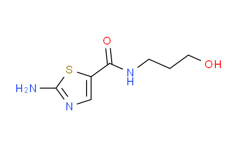 CAS No. 1538218-73-3, 2-amino-N-(3-hydroxypropyl)thiazole-5-carboxamide